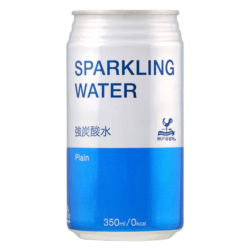 神戸居留地 スパークリングウォーター 強炭酸水 プレーン 缶 350ml