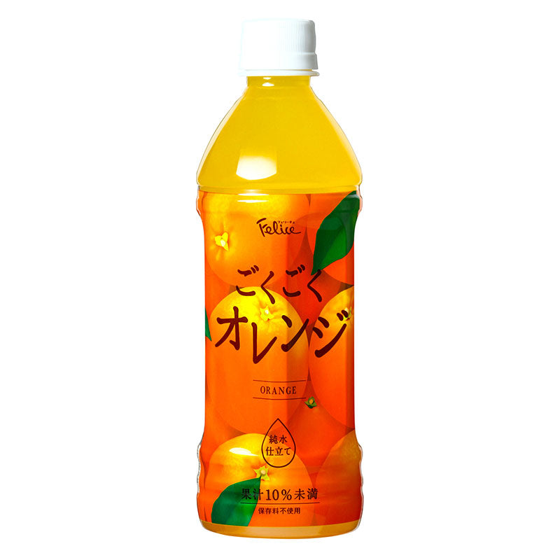 フェリーチェ ごくごくオレンジ 500ml 24本セット | Tasty World!(卸専門)