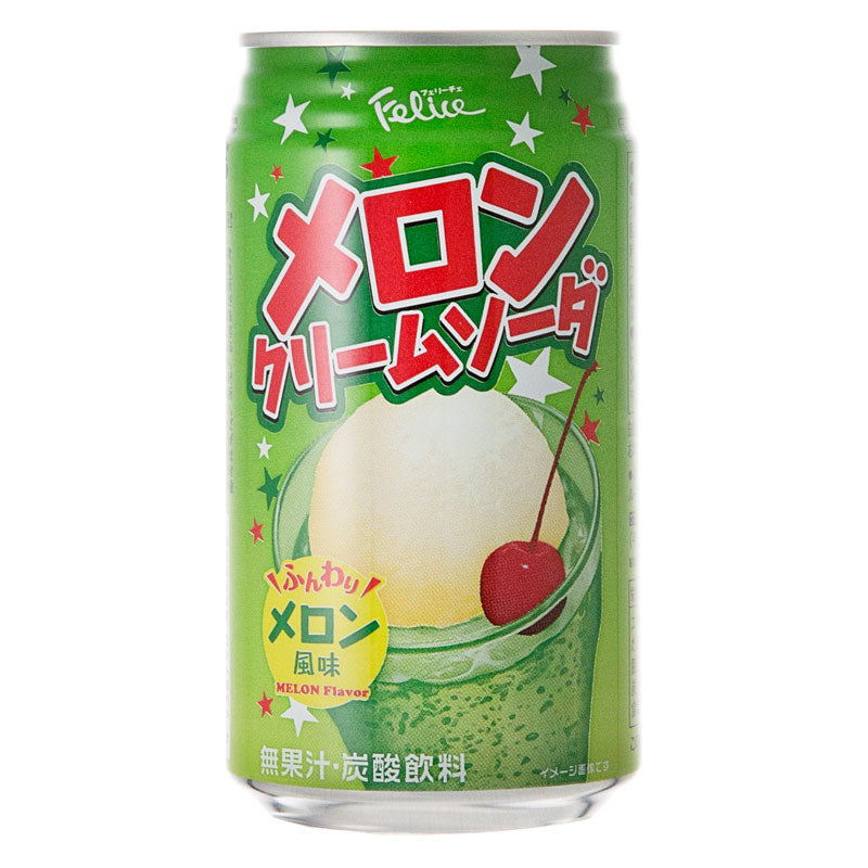 フェリーチェ メロンクリームソーダ 350ml 24本セット | Tasty World 