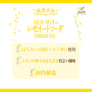 神戸居留地 厳選素材 国産果汁のレモネードソーダ 185ml 20缶セット