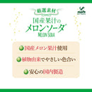 神戸居留地 厳選素材 国産果汁のメロンソーダ 185ml 20缶セット