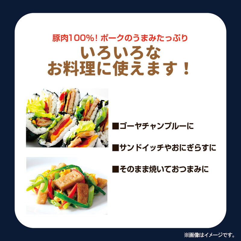 Tasty　トミナガ　ポークランチョンミート　190g　缶詰　World!(卸専門)